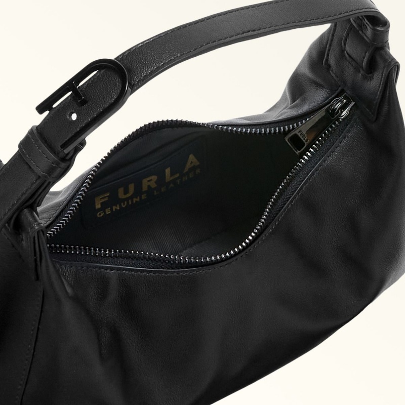 Furla FLOW Axelväska Dam Svarta | 7043-QPLZT