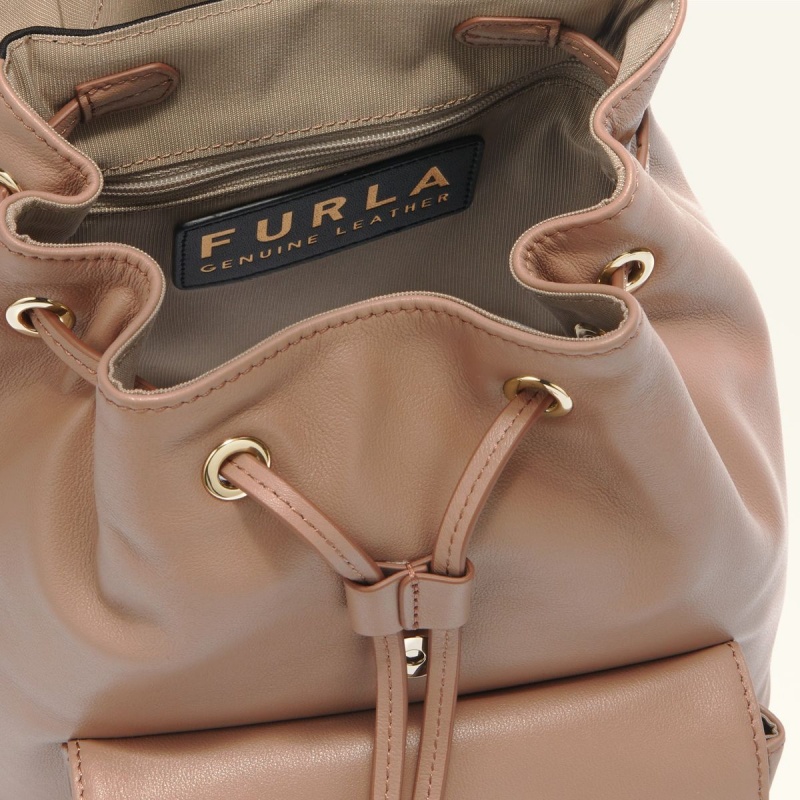 Furla FLOW Ryggsäckar Dam Kaffe | 7093-QHDVZ