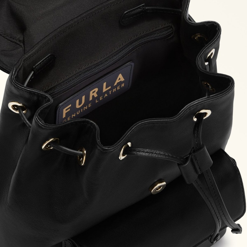 Furla FLOW Ryggsäckar Dam Svarta | 3920-EDRVP