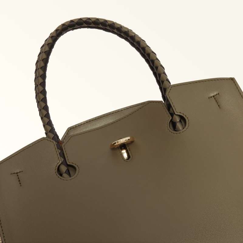 Furla GENESI Totes Dam Olivgröna | 5983-OTELK