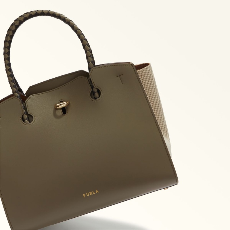 Furla GENESI Totes Dam Olivgröna | 5983-OTELK