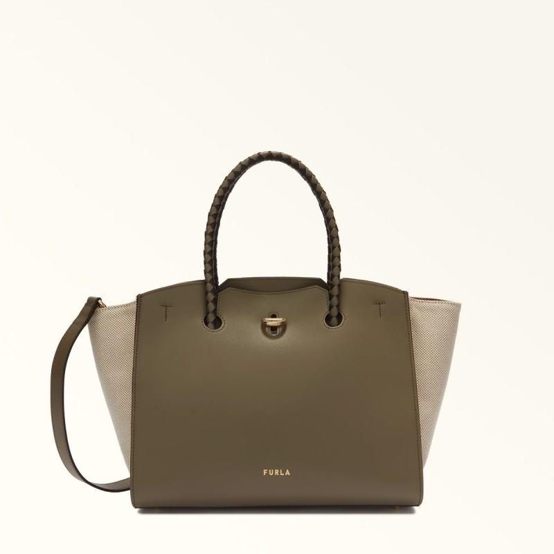 Furla GENESI Totes Dam Olivgröna | 5983-OTELK