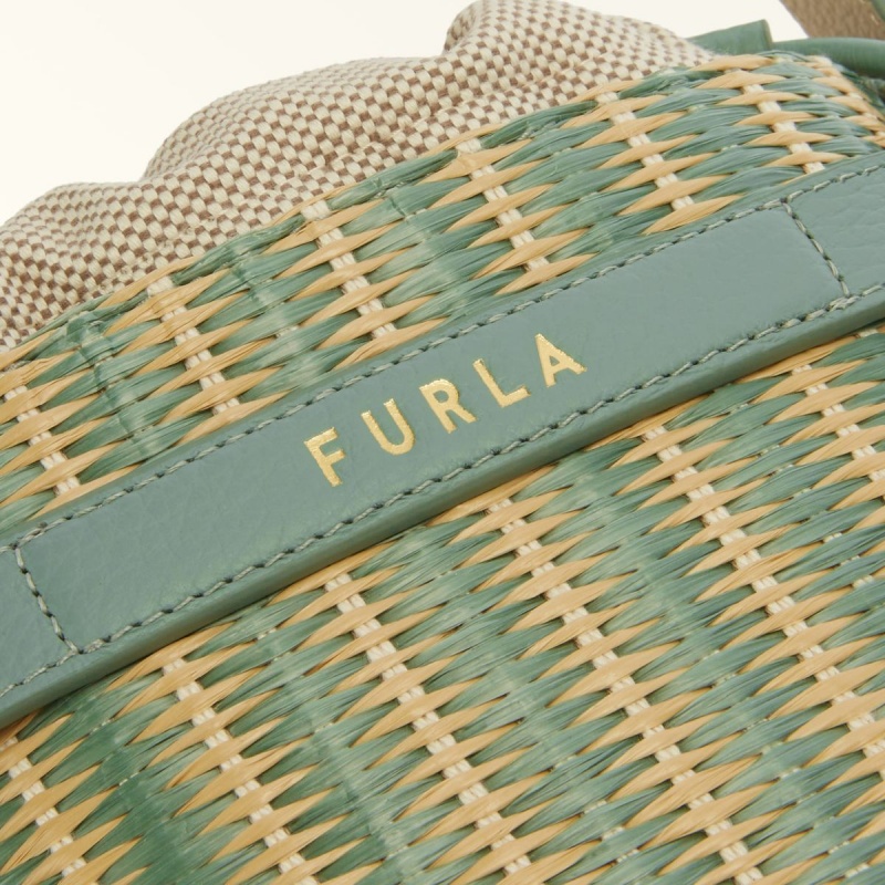 Furla GIOVE Bucket Väska Dam Gröna | 3560-ZIFPG