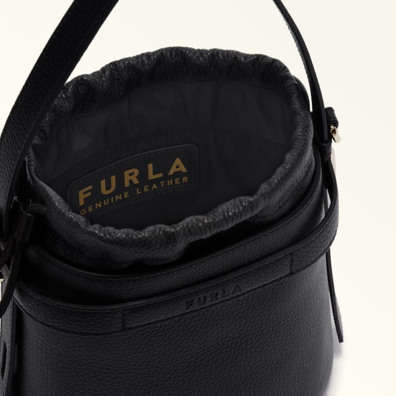 Furla GIOVE Bucket Väska Dam Svarta | 4735-LWYZF