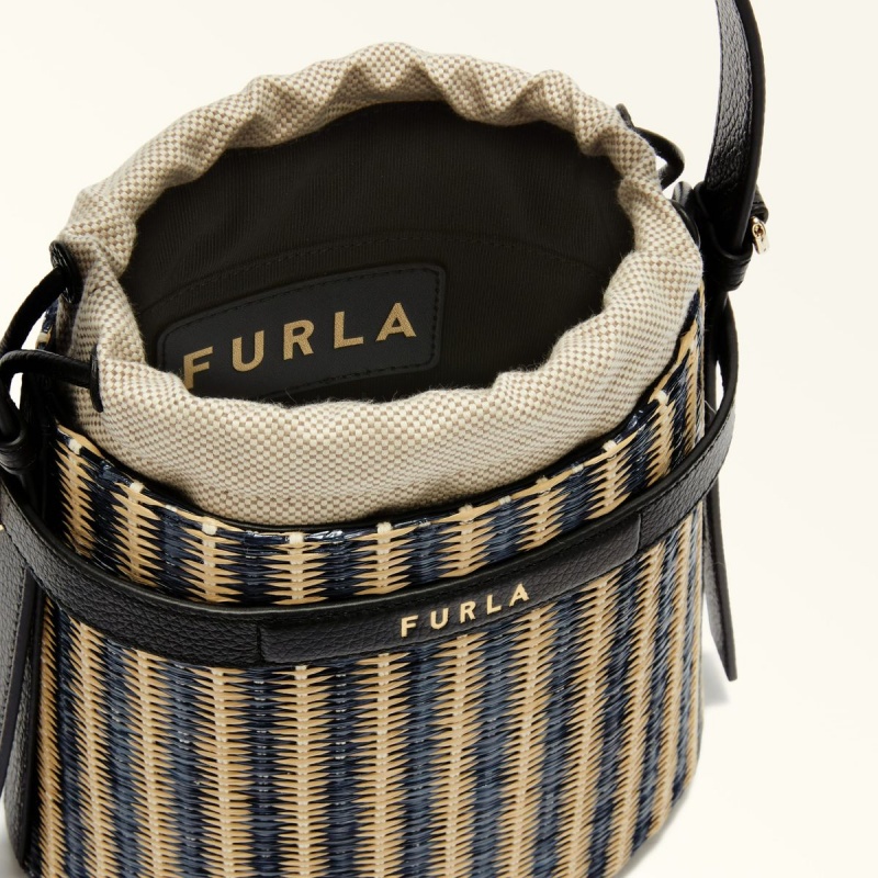 Furla GIOVE Bucket Väska Dam Svarta | 7148-WQLJR