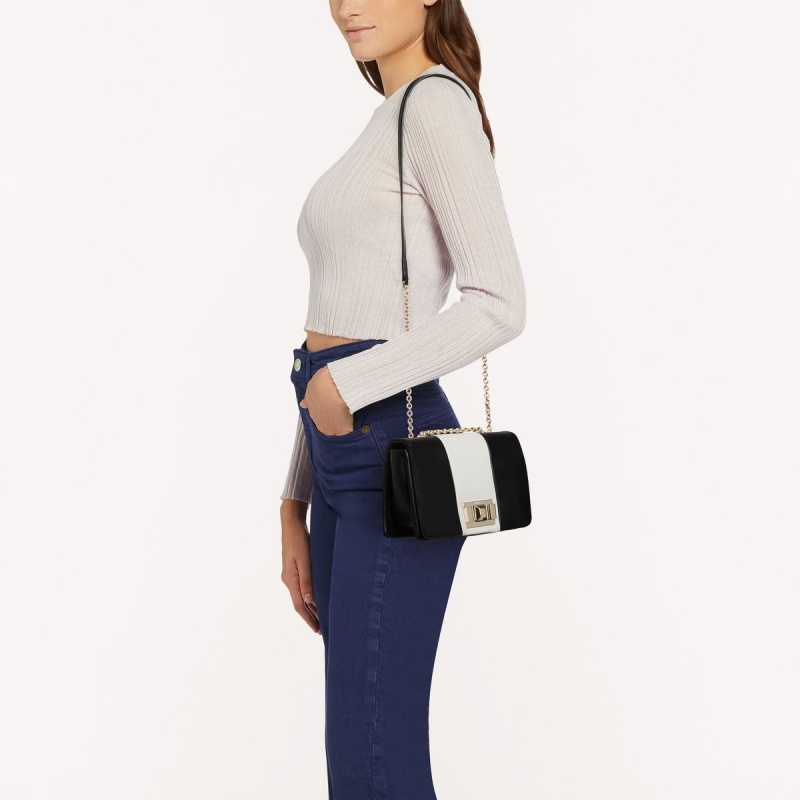 Furla LULU Crossbody Väska Dam Svarta | 6783-EDZJC