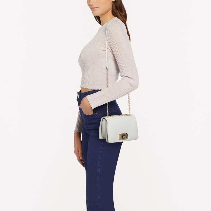 Furla LULU Crossbody Väska Dam Vita | 7062-GYBQR