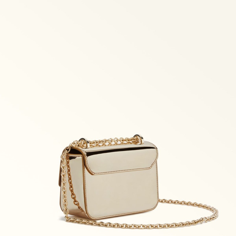 Furla METROPOLIS Crossbody Väska Dam Guld | 2068-QVWEY