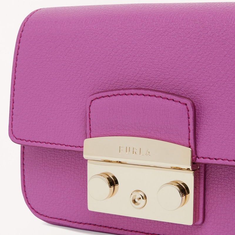 Furla METROPOLIS Crossbody Väska Dam Lila | 1025-TIDBU