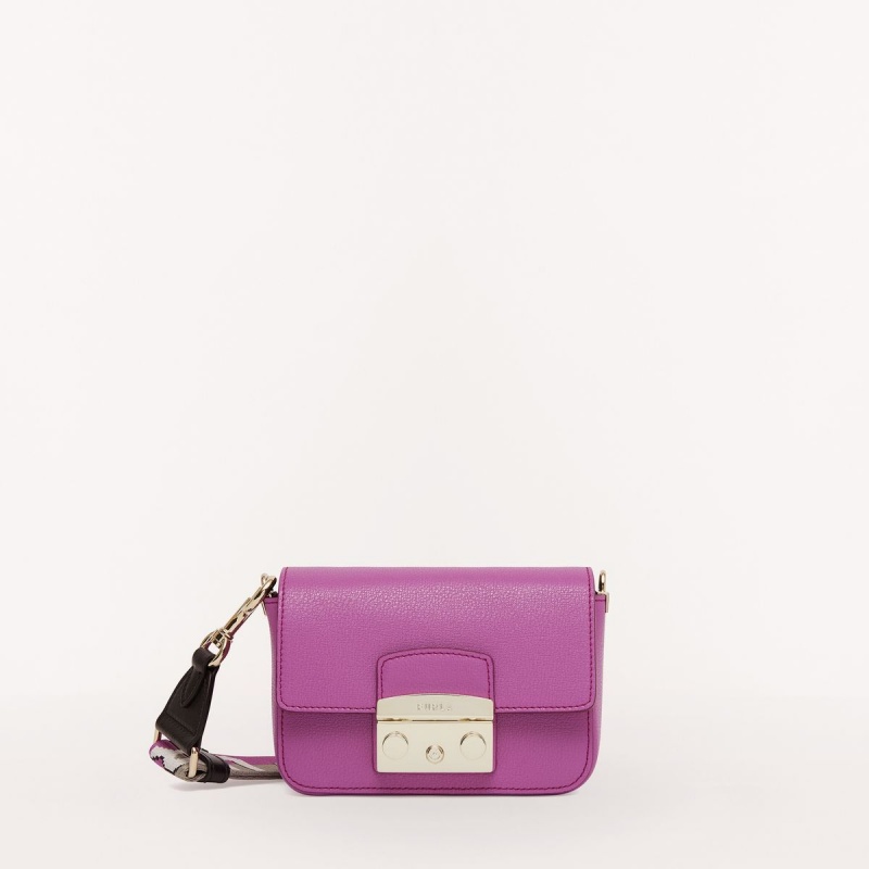 Furla METROPOLIS Crossbody Väska Dam Lila | 1025-TIDBU