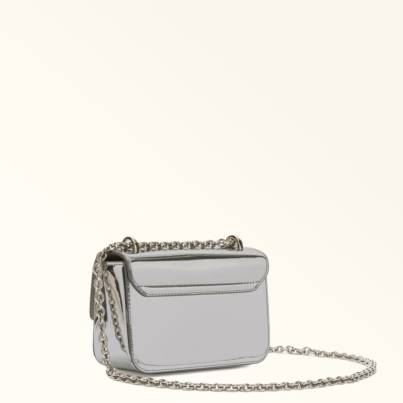 Furla METROPOLIS Crossbody Väska Dam Silver | 3751-FGRZE