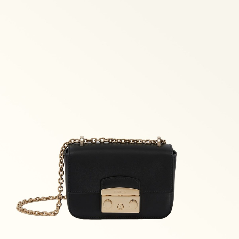 Furla METROPOLIS Crossbody Väska Dam Svarta | 0519-IYTHP