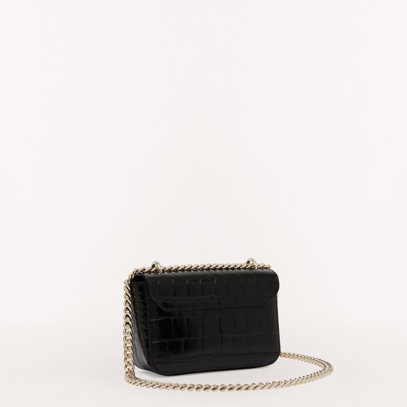 Furla METROPOLIS Crossbody Väska Dam Svarta | 6725-ISOFU