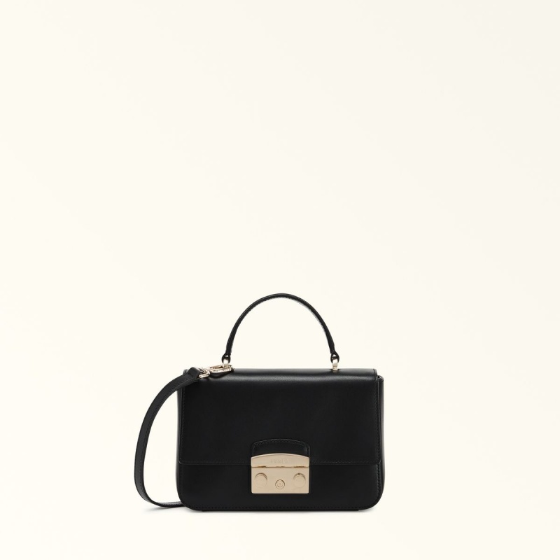 Furla METROPOLIS Handväska Dam Svarta | 8357-KDJTF