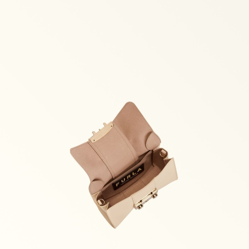 Furla METROPOLIS REMIX Crossbody Väska Dam Grädde | 6891-VFCXU