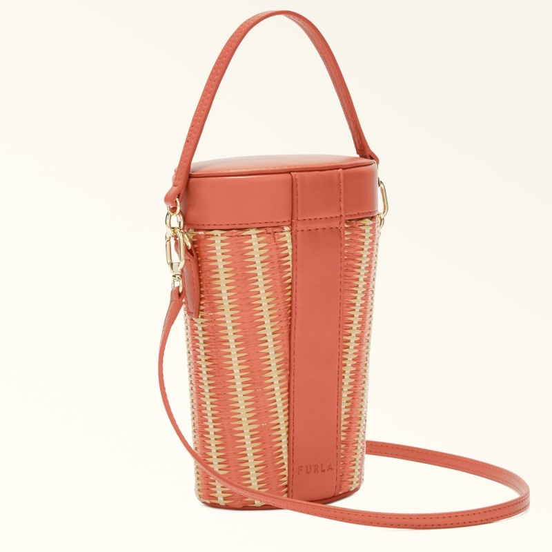 Furla NET Crossbody Väska Dam Röda Gula | 2831-GZEDV