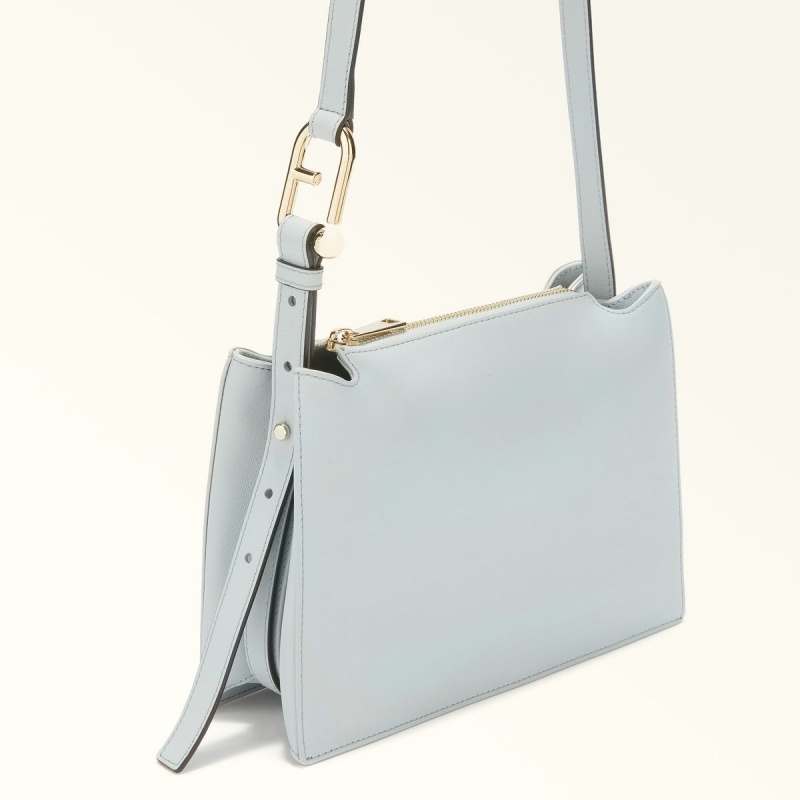 Furla NUVOLA Crossbody Väska Dam Mintgröna | 3491-UHIKG