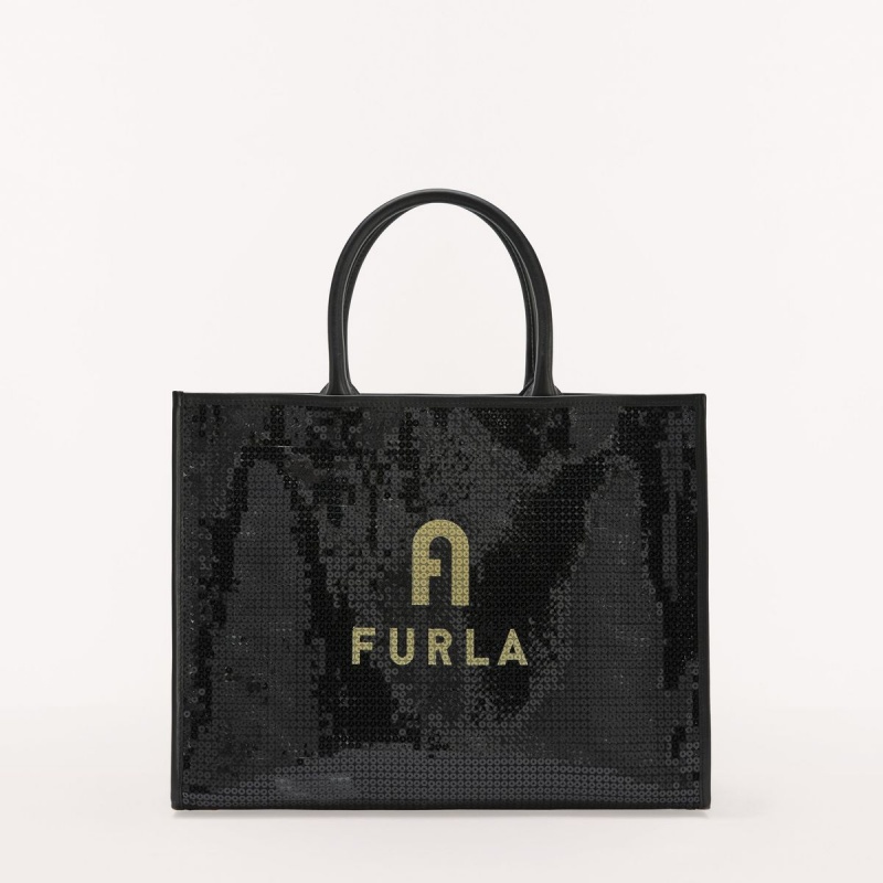 Furla OPPORTUNITY Totes Dam Svarta | 3605-NLUPV