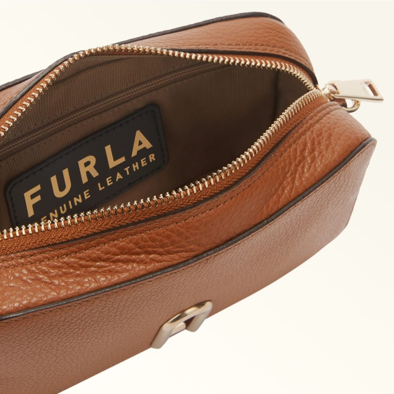 Furla PRIMULA Crossbody Väska Dam Bruna | 1750-GXZKR