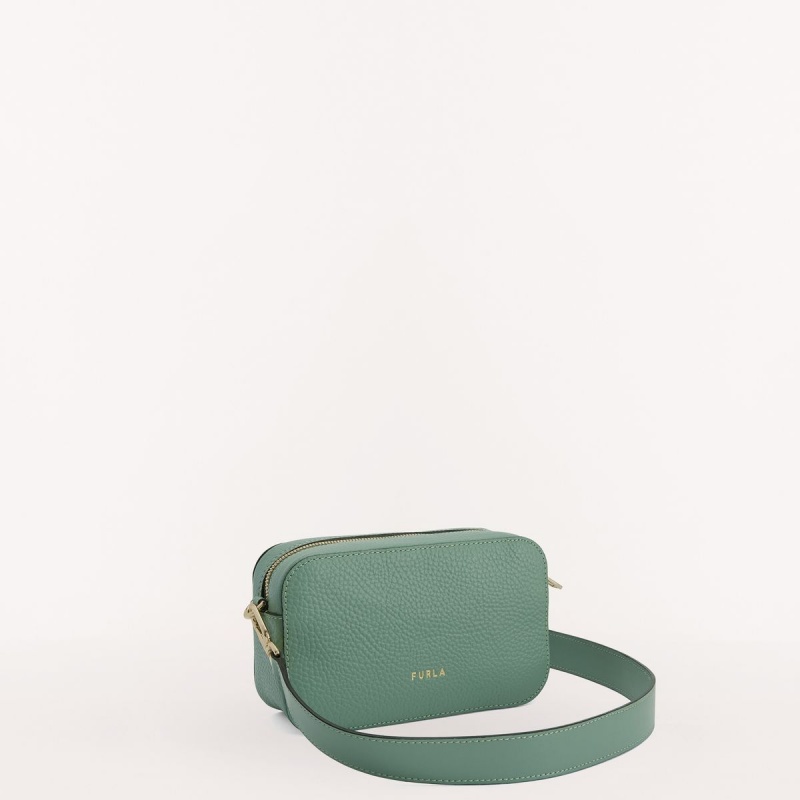 Furla PRIMULA Crossbody Väska Dam Gröna | 8416-SUPDN