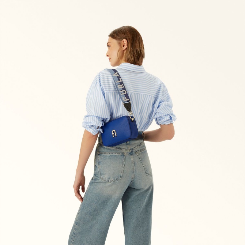 Furla PRIMULA Crossbody Väska Dam Marinblå | 7364-QUESA