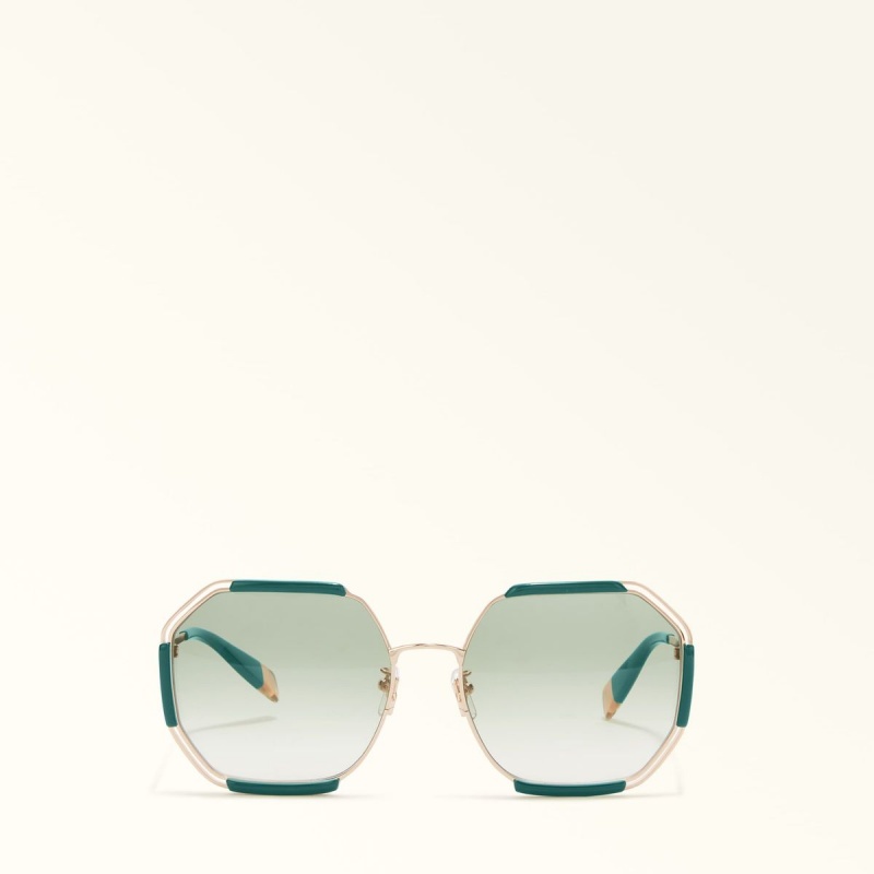 Furla SUNGLASSES Solglasögon Dam Gröna | 3548-LXTAW