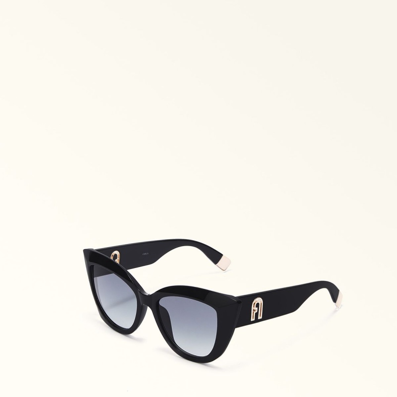 Furla SUNGLASSES Solglasögon Dam Svarta | 0639-UFRQX