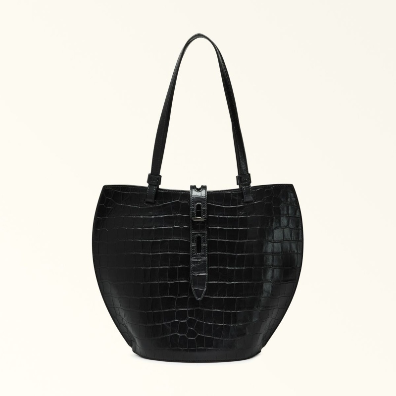 Furla UNICA Totes Dam Svarta | 3870-UZMCX