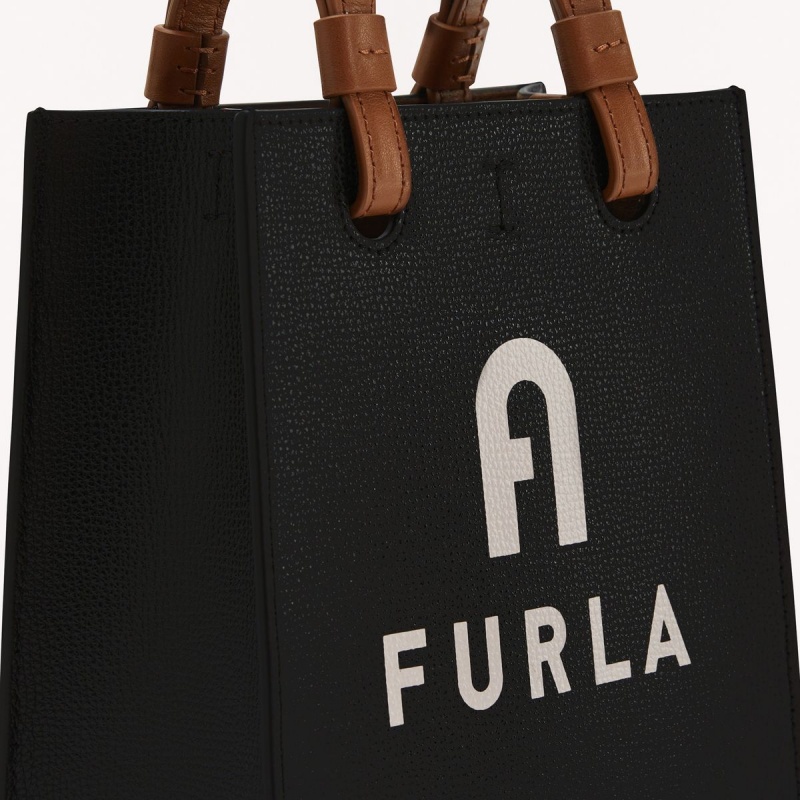 Furla VARSITY STYLE Totes Dam Svarta | 5478-LOBZI