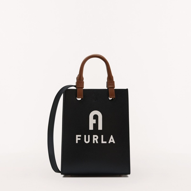 Furla VARSITY STYLE Totes Dam Svarta | 5478-LOBZI