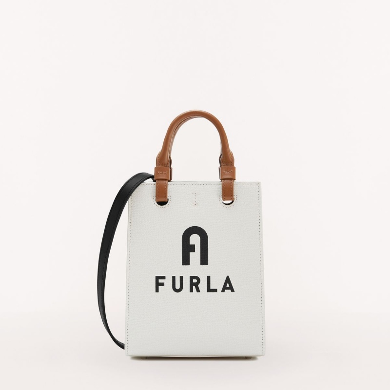 Furla VARSITY STYLE Totes Dam Svarta | 6749-QDVSF